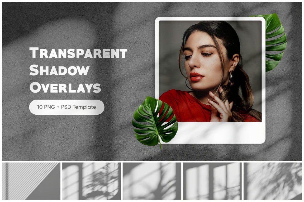 Transparent Overcast Shadow Overlays preview