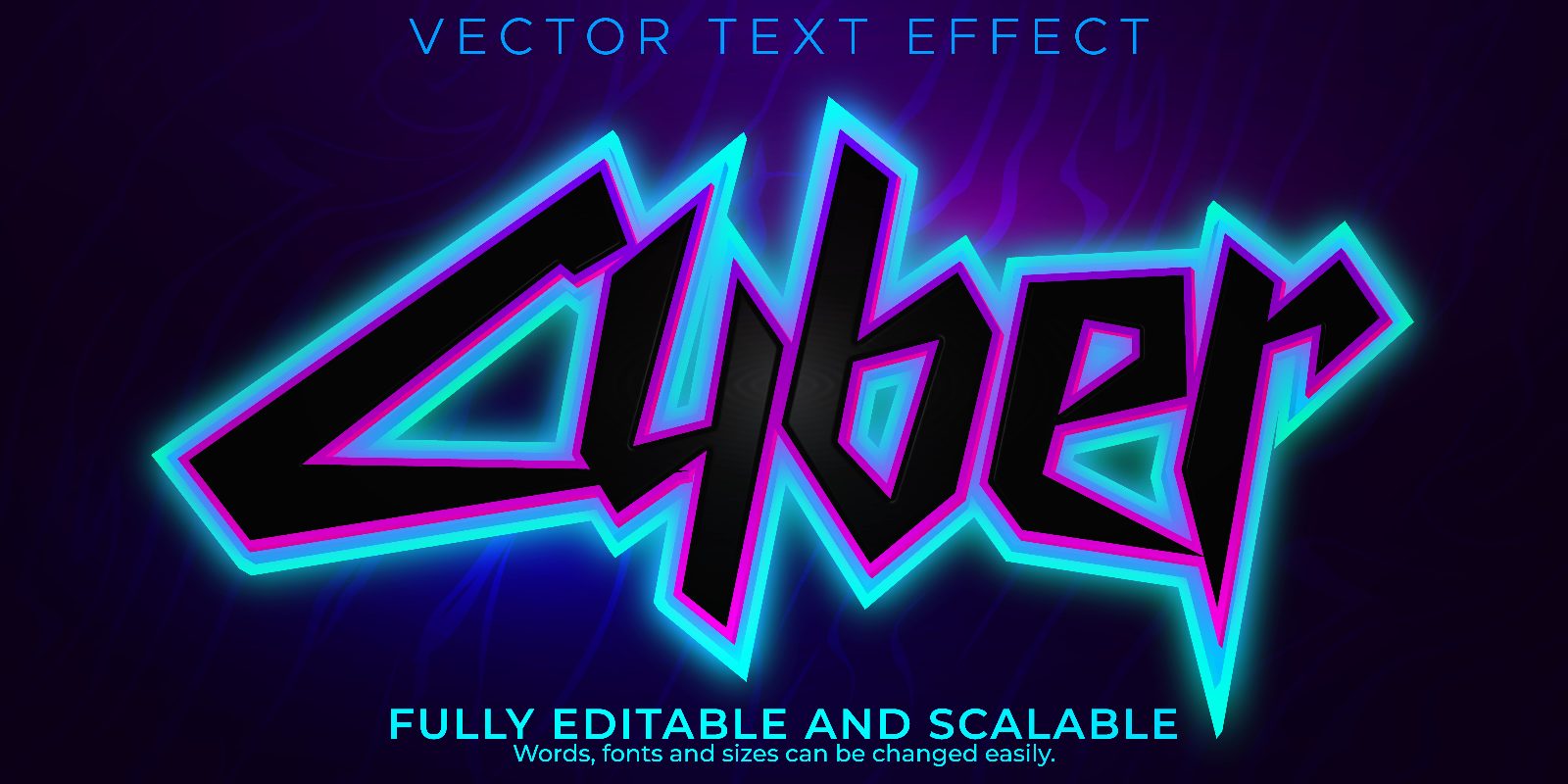 cyber-text-effect-editable-future-fiction preview