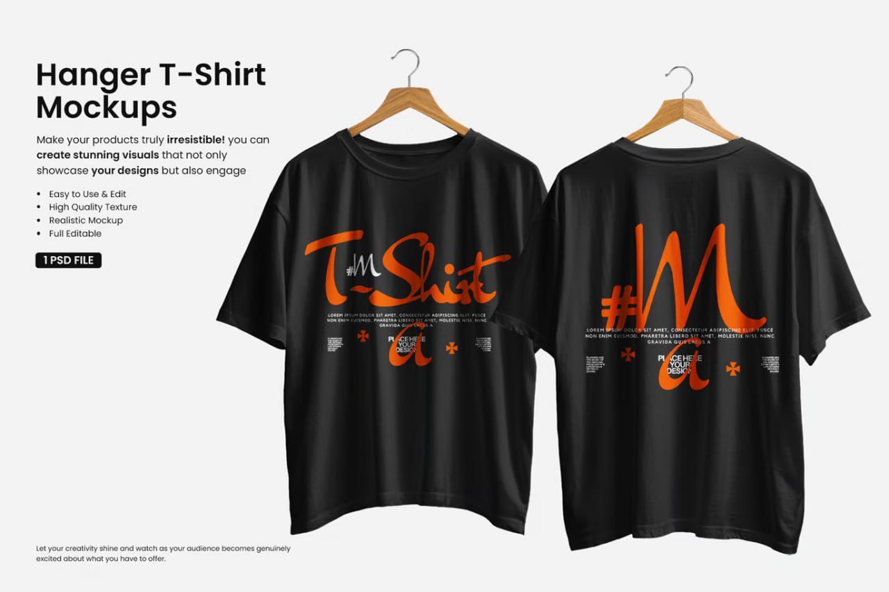 Hanger-t-shirt-mockup preview