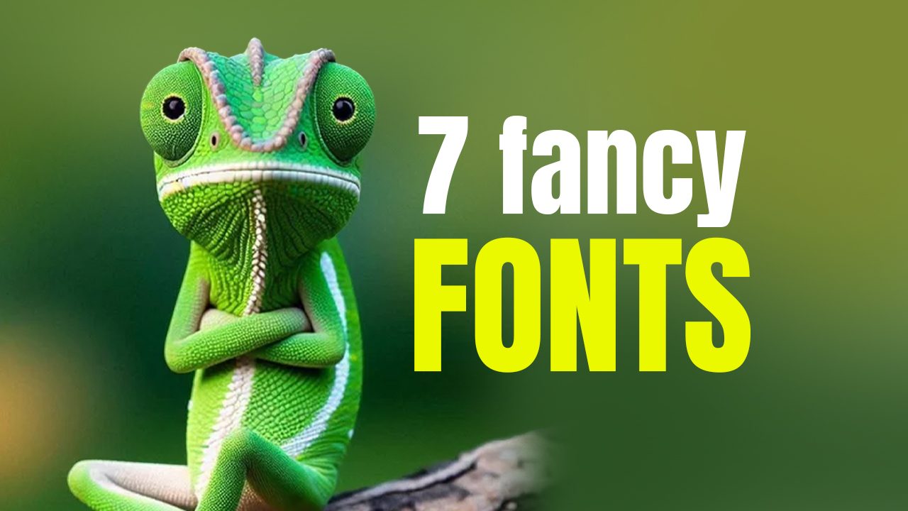 7 Fancy Fonts preview