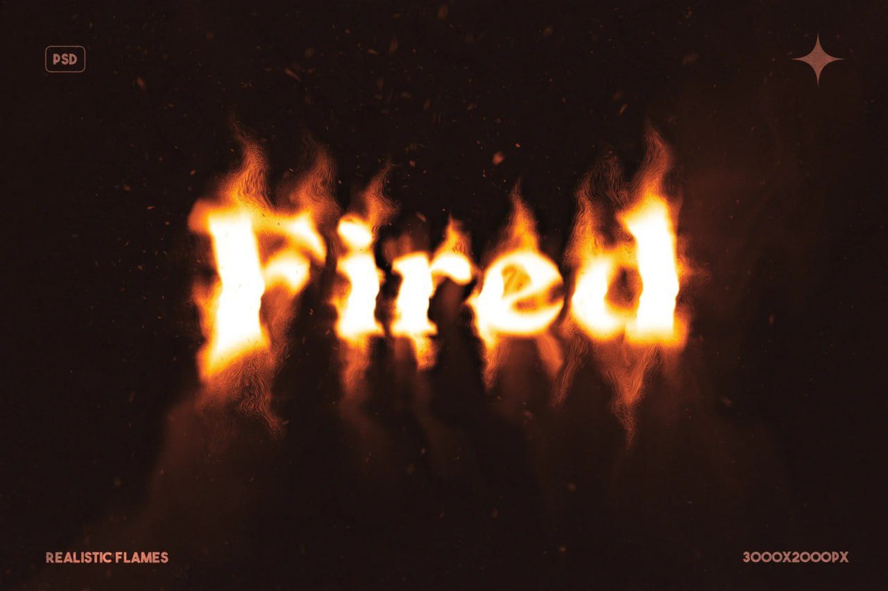 Burning Editable Text Effect preview