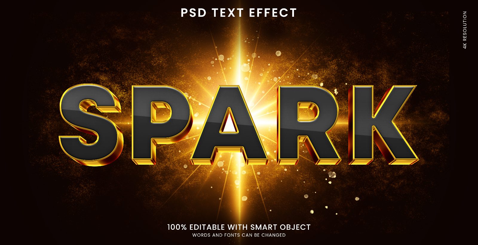 spark-shiny-glossy-3d-text-effect preview