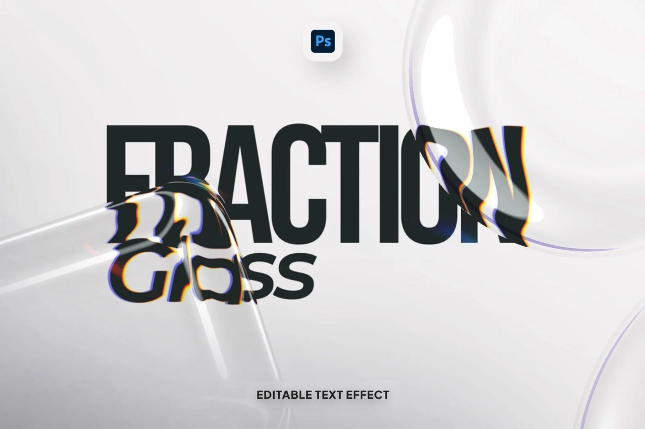 Glassmorphism Overlay Text Effect preview