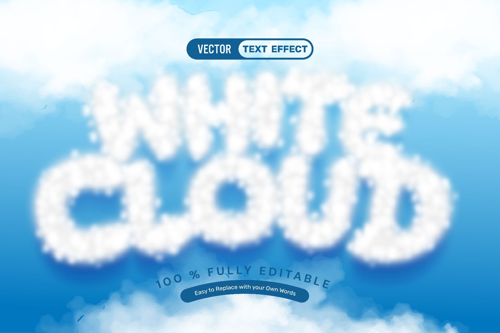 white-cloud-editable-text-effect preview