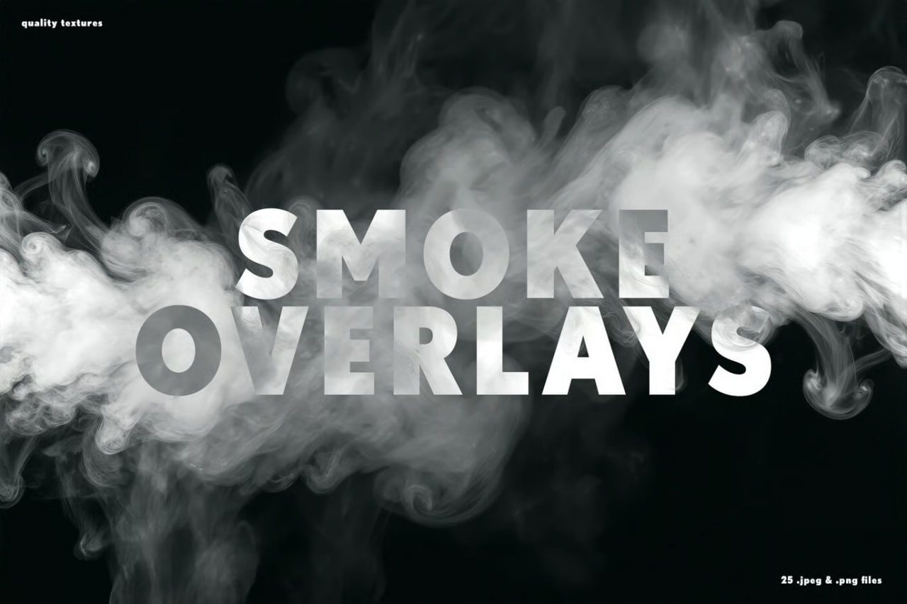 25 Smoke Texture Overlay Fog Effect preview