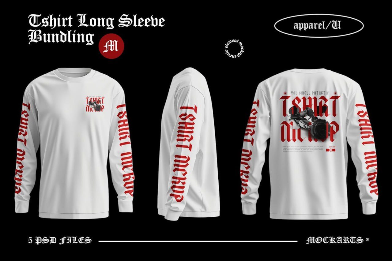 Long-sleeve-tshirt-mockup preview