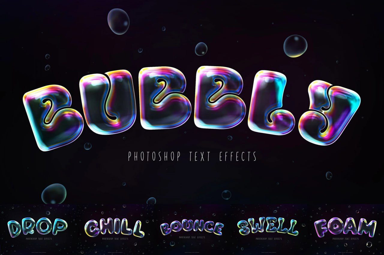Bubble Text Effects preview