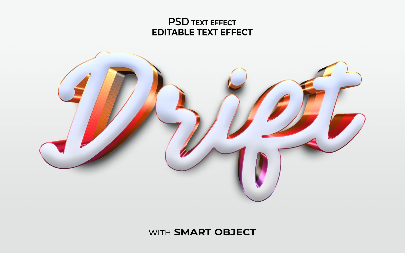 drift-text-effect-3d-style-mockup-3d preview