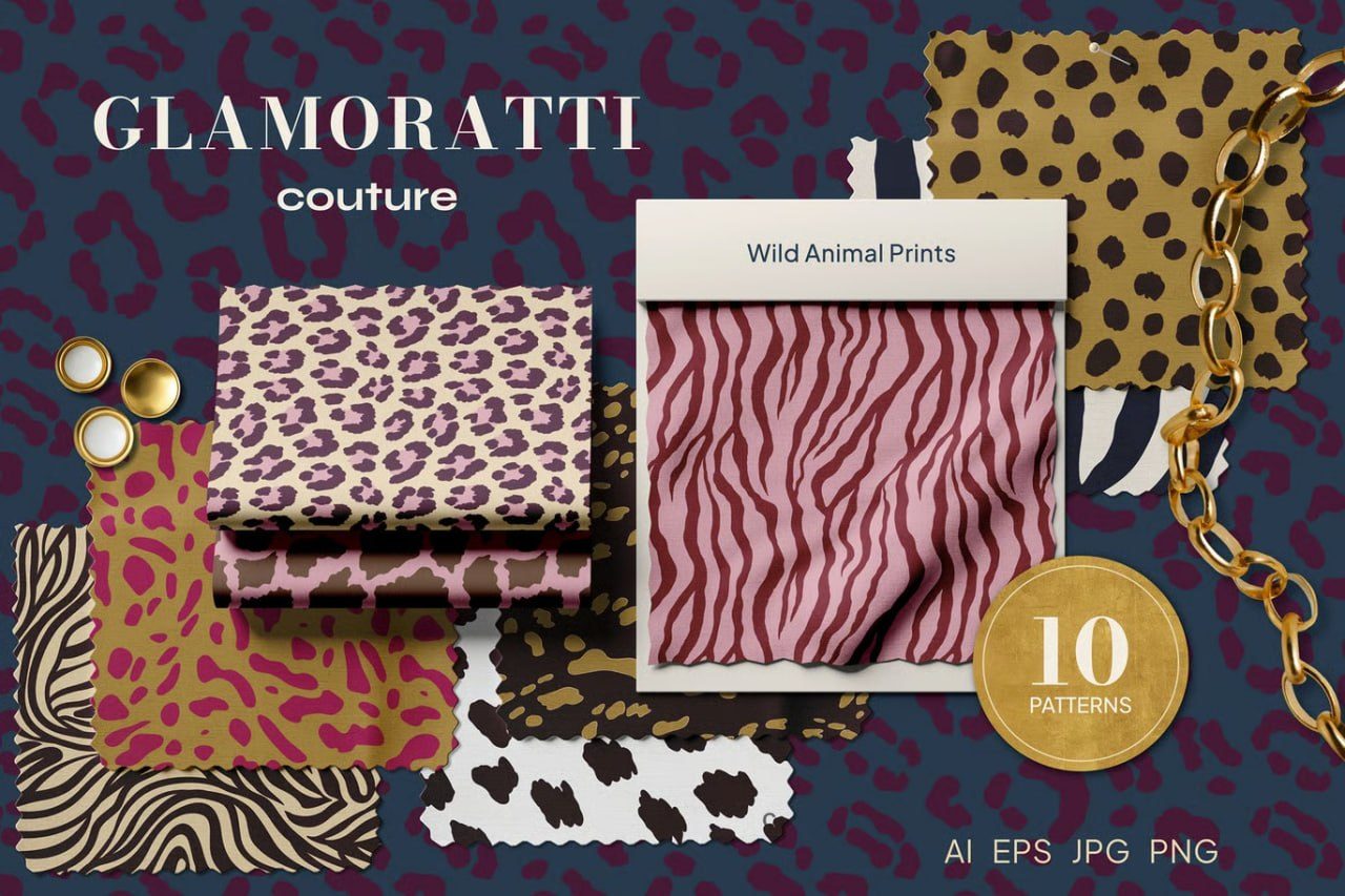 Glamoratti Couture 80s Animal Patterns preview