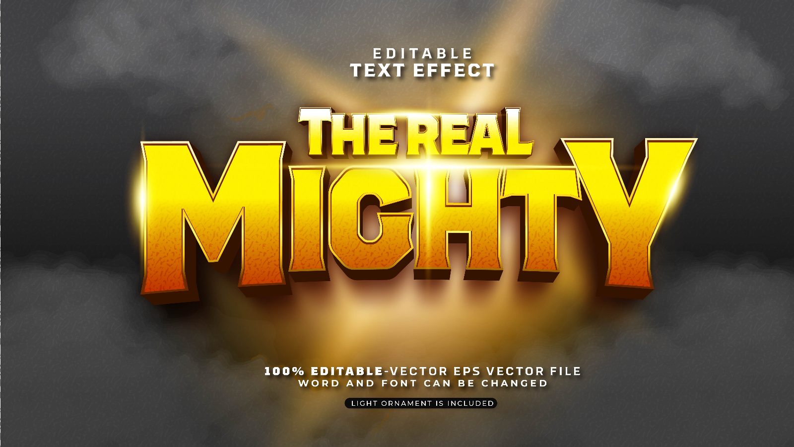 editable-real-mighty-text-effect preview