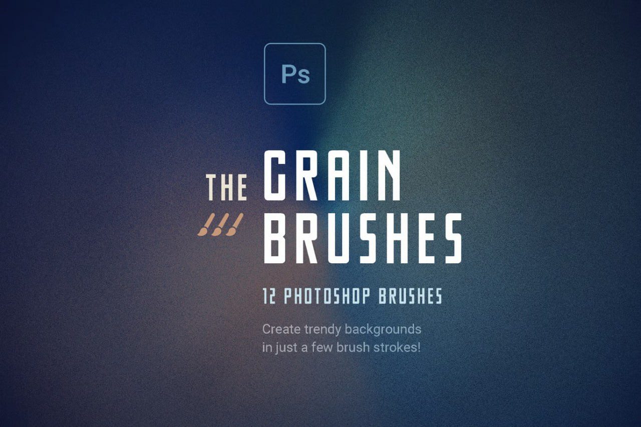 Grain Background Photoshop Brushes preview