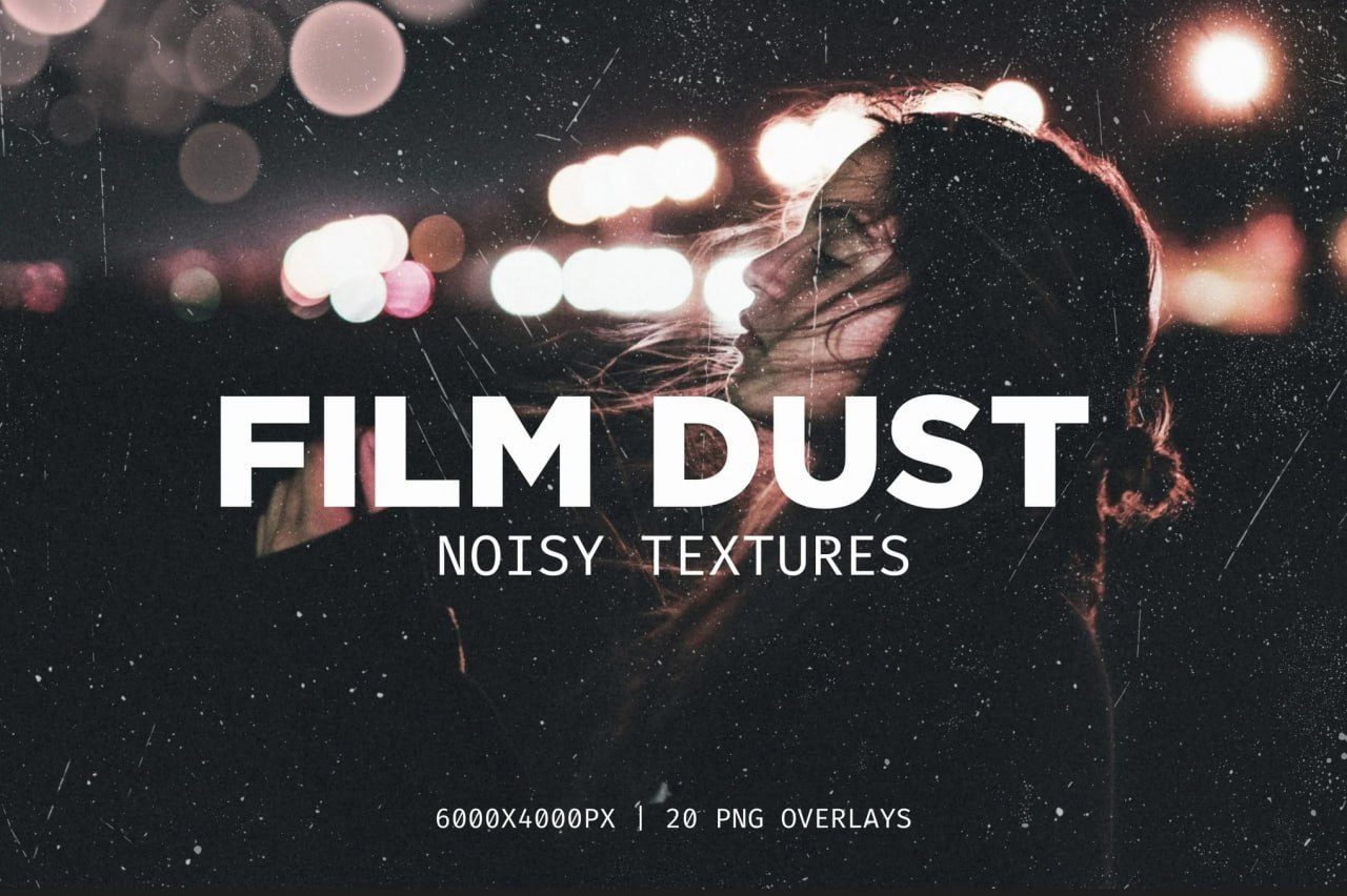 20_ Film Dust Grainy Texture Overlays