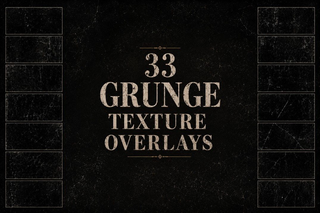 33 Grunge Texture Overlays