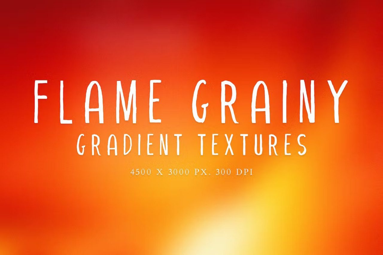 Flame Grainy Gradient Textures