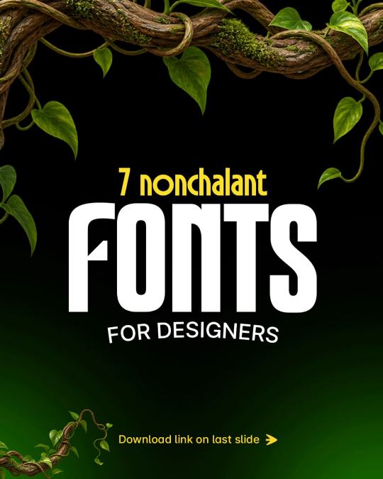 7 Nonchalant fonts